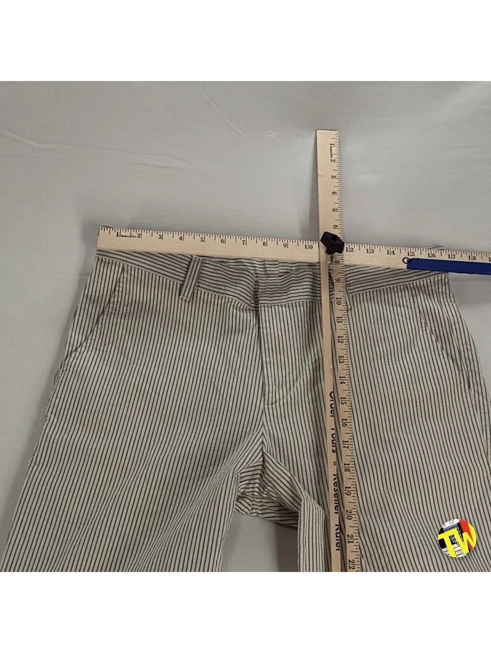 Y2K American Apparel Hickory Stripe Pants Made in USA High